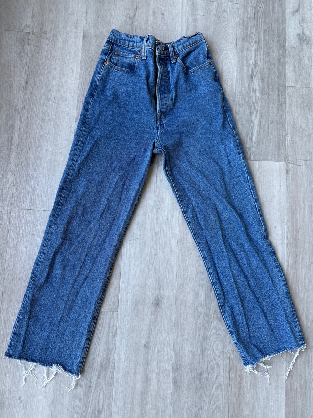 Levi’s Ribcage Straight Leg Jeans - Blue